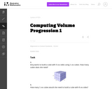 Computing Volume Progression 1