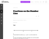 Fractions on the Number Line