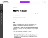 Movie tickets