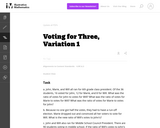 Voting for Three, Variation 1