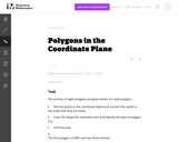 6.G Polygons in the Coordinate Plane