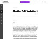 Election Poll, Variation 1