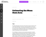 Estimating the Mean State Area