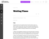 Waiting Times