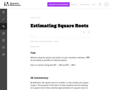 8.NS Estimating Square Roots