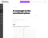 8.G A rectangle in the coordinate plane