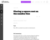 8.NS Placing a square root on the number line