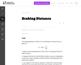 Braking Distance