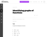 Identifying Graphs of Functions