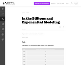 In the Billions and Exponential Modeling