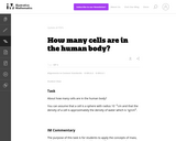 How Many Cells are in the Human Body?