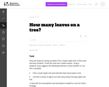 How Many Leaves on a Tree?