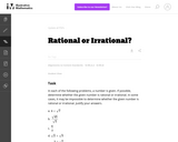 Rational or Irrational?