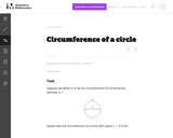 G-GMD Circumference of a circle