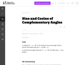 G-SRT Sine and Cosine of Complementary Angles