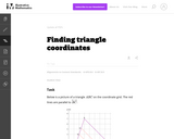 G-GPE, G-SRT Finding triangle coordinates