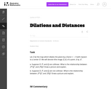 G-CO Dilations and Distances