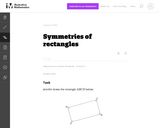 G-CO Symmetries of rectangles