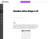 Number After Bingo 1-15