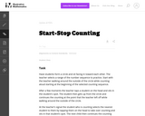 Start-Stop Counting