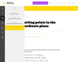 6.NS Plotting points in the coordinate plane