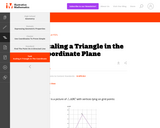 G-GPE Scaling a Triangle in the Coordinate Plane