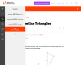 G-SRT  Similar Triangles