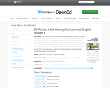 BC Reads: Adult Literacy Fundamental English - Reader 1