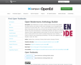 Open Modernisms Anthology Builder