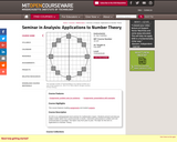 Seminar in Analysis: Applications to Number Theory, Fall 2006