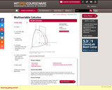 Multivariable Calculus, Fall 2010