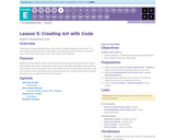 Code.org Course E (Teacher): Lesson 5