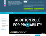 Probability: Addition Rule for Probability