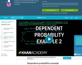 Probability: Dependent Probability  - Example 2