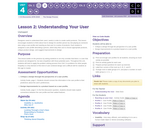 CS Discoveries 2019-2020: The Design Process Lesson 4.2: Understanding Your User