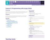 CS Fundamentals 3.4: Programming with Angry Birds