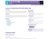 CS Fundamentals 5.6: Swimming Fish with Sprite Lab