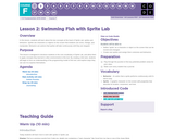 CS Fundamentals 6.2: Swimming Fish with Sprite Lab