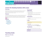 CS Fundamentals 7.10: Drawing Gardens with Loops