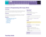 CS Fundamentals 8.2: Programming with Angry Birds