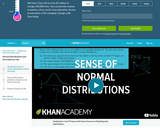 Statistics: CK12.org Normal Distribution Problems: Qualitative Sense of Normal Distributions