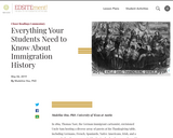 Everything Your Students Need to Know About Immigration History