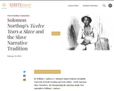 Solomon Northup's Twelve Years a Slave and the Slave Narrative Tradition