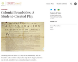 Colonial Broadsides: A Student-Created Play