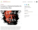 Lesson 1: Characterization in Lord of the Flies