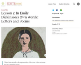 Lesson 1: In Emily Dickinson's Own Words: Letters and Poems