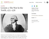 Lesson 1: The War in the North, 1775-1778
