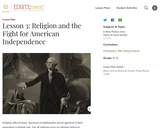 Lesson 3: Religion and the Fight for American Independence