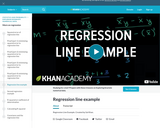 Statistics: Regression Line Example