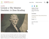 Lesson 3: The Monroe Doctrine: A Close Reading